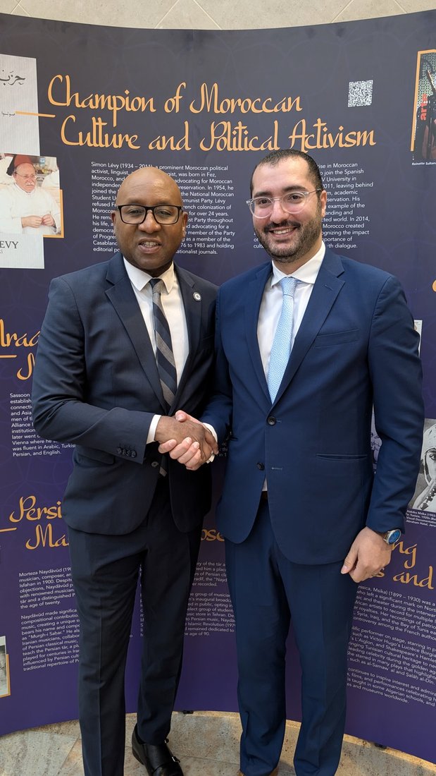 With Queens Borough President Donovan Richards